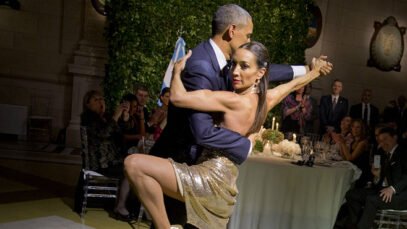 visita del Presidente Obama a Argentina y baila tango