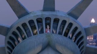 Publicidad MATARAZZO – A punto Matarazzo (en la Estatua de la Libertad)