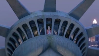 Publicidad MATARAZZO – A punto Matarazzo (en la Estatua de la Libertad)