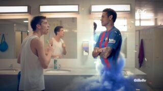 Comercial GILLETTE – Edição Barcelona – Neymar gênio – Mil reais por dia