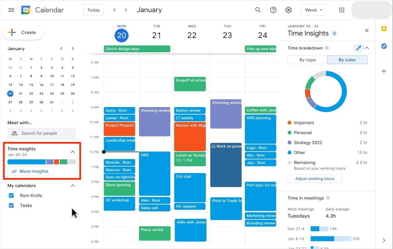 5 trucos esenciales del calendario Google para organizar tu vida en