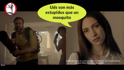 Publicidad RAID – Mata mosquitos lanzándoles ojotas con una bazuca