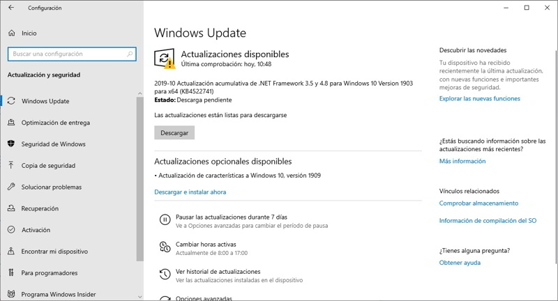 Actualiza Windows 10 2
