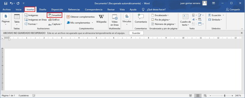 Como hacer una linea de tiempo con Word 1