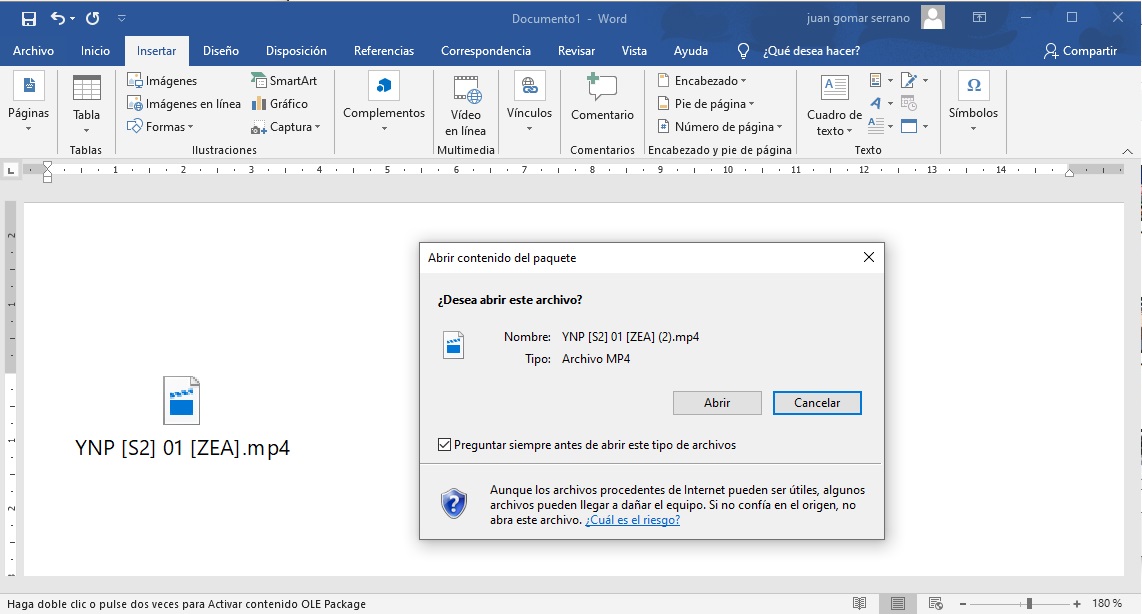 Insertar un vídeo desde nuestra computadora 3