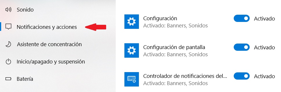 15 trucos para usar Windows 10 con mayor rapidez 5 notificaciones