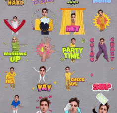 Snapchat estrena los Cameos Stickers, para crear pegatinas animadas con