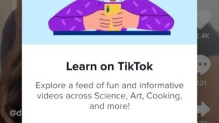 TikTok prueba una pestaña para el descubrimiento de vídeos educativos