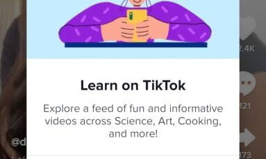 TikTok prueba una pestaña para el descubrimiento de vídeos educativos