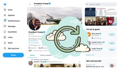 Las cuentas de Twitter de POTUS y de la Casa