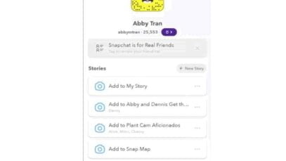 Snapchat quiere que te quedes únicamente con los amigos reales