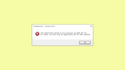 Cómo solucionar el error Falta MFC70.dll en el equipo en