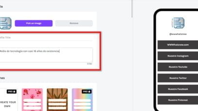 Linktree ya nos permite añadir Bio en las cuentas gratuitas