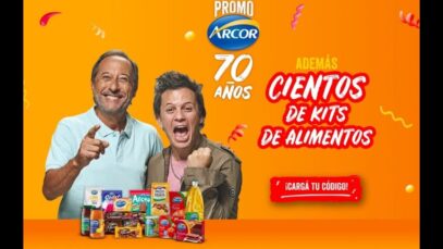 Publicidades ARCOR 70 AÑOS – Coqui y Pepe Argento en