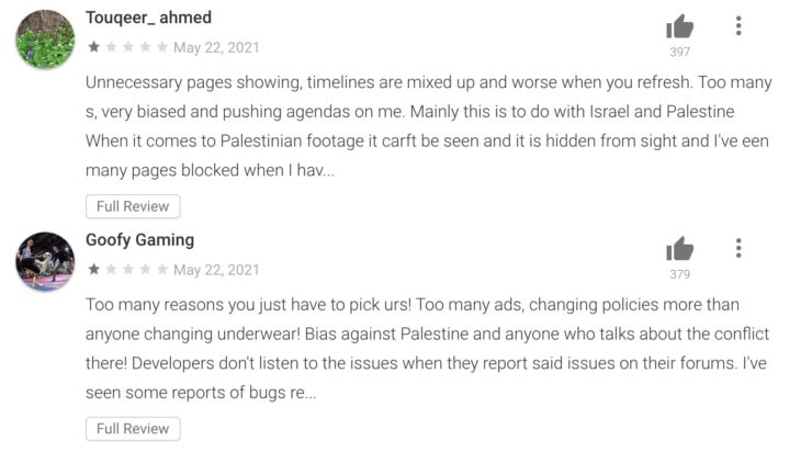 comentarios negativos play store