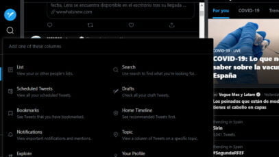 TweetDeck ya deja ver su rediseño con nueva interfaz y