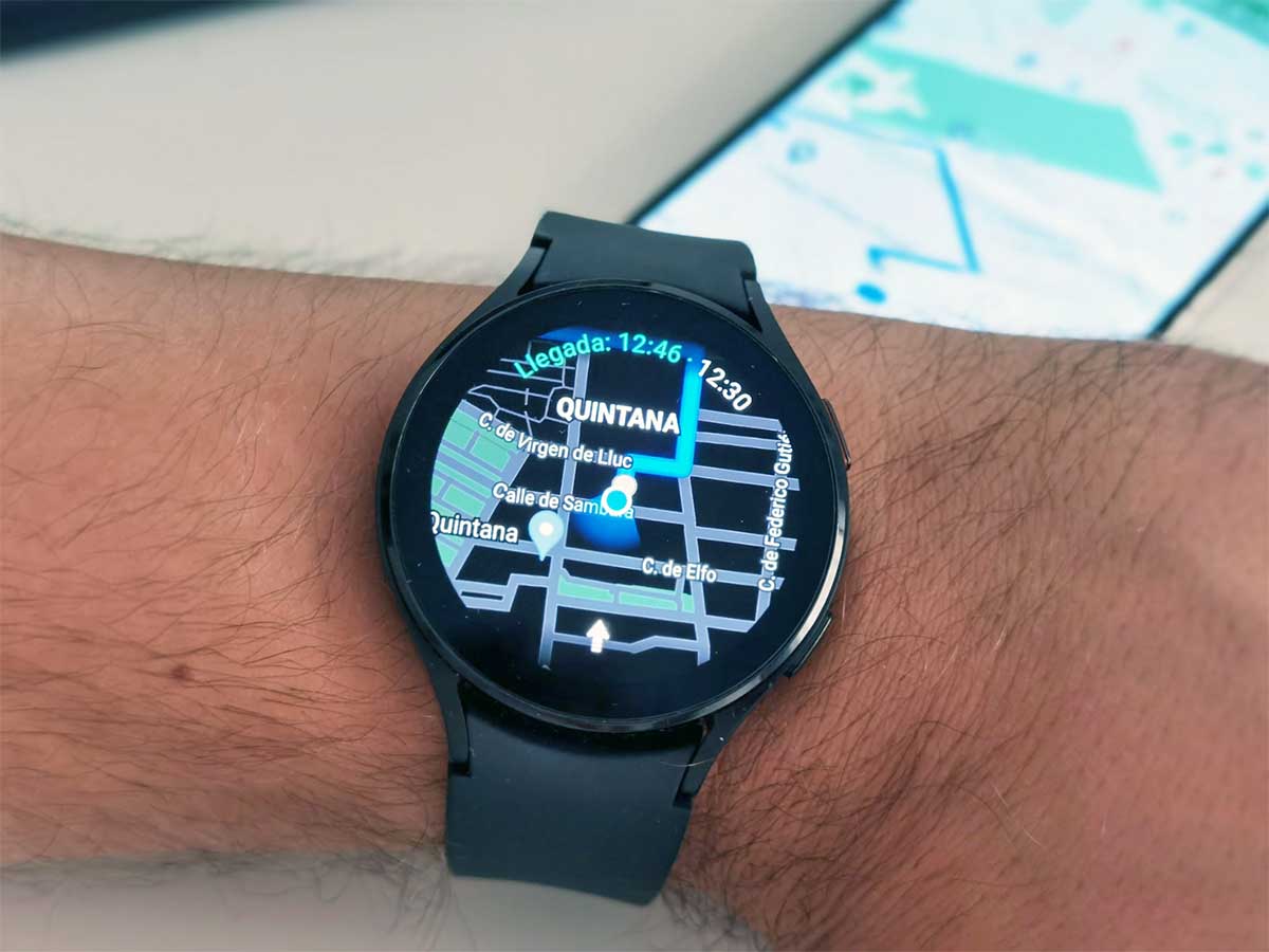 Como guiarte con Google Maps en el smartwatch Samsung Galaxy Watch4 Tips Notas del Quijote