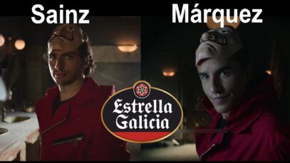 Anuncios ESTRELLA GALICIA – Marc Márquez / Carlos Sainz Jr.