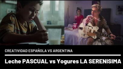 Publicidad LECHE PASCUAL (España) vs YOGUR LA SERENÍSIMA (Argentina) con