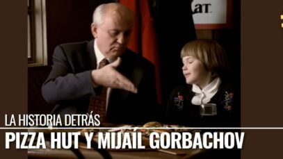 Comercial Pizza Hut con Mijaíl Gorbachov: la historia detrás