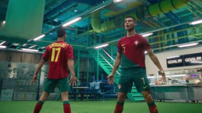 Publicidad NIKE – El Multiverso del futbol con Ronaldinho, Mbappé,