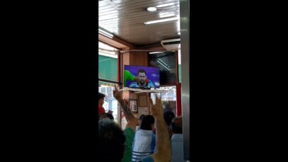 REACCIÓN: ARGENTINA (3) CROACIA (0) en pizzeria de Chacarita, Buenos