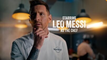 Comercial HARD ROCK CAFE – Leo Messi Modo Chef –