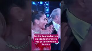 Mirtha Legrand revela su edad en los #MartinFierro: 96 años