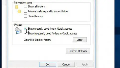 Quitar acceso rapido windows 10