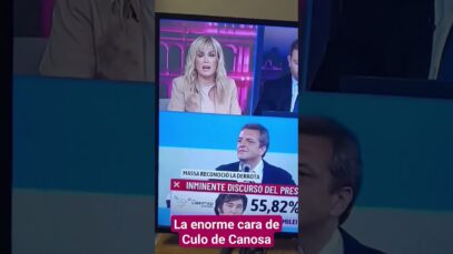 #MileiPresidente La cara de orto de Canosa en LN+ es