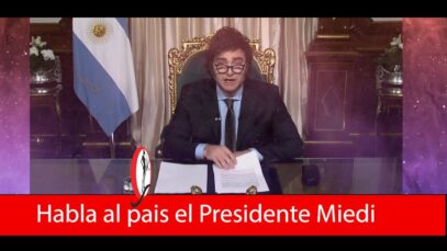 Discurso Fin de Año Presidente Miedi 2023: positivo y esperanzador