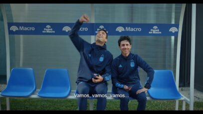 Les depositan a Scaloni y Aimar – Publicidad BANCO MACRO
