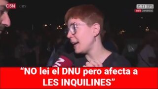 «NO LEI el DNU pero va contra LES inquilines» –