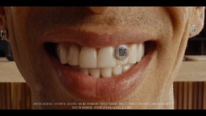 QR en diente de Di Maria – Publicidad QUILMES Argentina