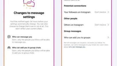 Instagram y Facebook fortalecen la protección de mensajes para adolescentes