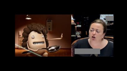 Cecilia Moreau y Martin Menem en MAMÁ ÑOQUETTI (Parodia Mamá