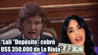 Presidente #Milei: » #Lali Depósito cobró de varios gobiernos»