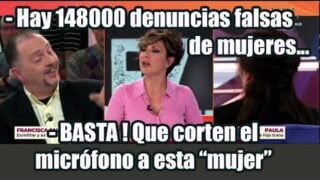 #8M Sonsoles corta el microfono a Mujer Trans Francisca Javier