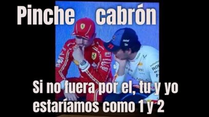 Checo Perez y Leclerc hablan a espaldas de Verstappen #F1