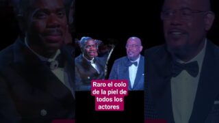 Raro color en la televisación de los #Oscars #2024. Mucho
