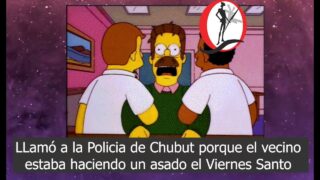POLICIA ! POLICIA ! Están comiendo asado en Viernes Santo!