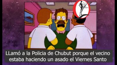 POLICIA ! POLICIA ! Están comiendo asado en Viernes Santo!