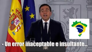 ESPAÑA llama a consultas a embajador en BRASIL por Begoña