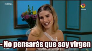 «YA ME DESVIRGUÉ» La noche que Julieta Poggio dejó sin