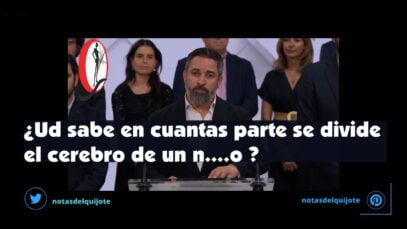 ABASCAL CUENTA CHISTES mientras anuncia que Vox rompe con el