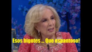 MIRTHA LEGRAND demolió al «gordito» Alberto Fernandez : «Esos bigotes