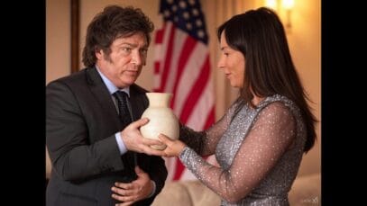 MILEI y Natalia Denegri: El insólito encuentro que revivió los