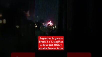 #Arg 4 #Bra 1, que lindo es ser argentino 😃