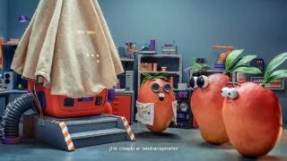 NARANJA X – El teletrans-promo del profesor mango – Publicidad