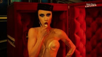 Anuncio Jean Paul GAULTIER SCANDAL INTENSE – 1 tren llamado